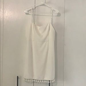 French Connection PomPom Trim Dress